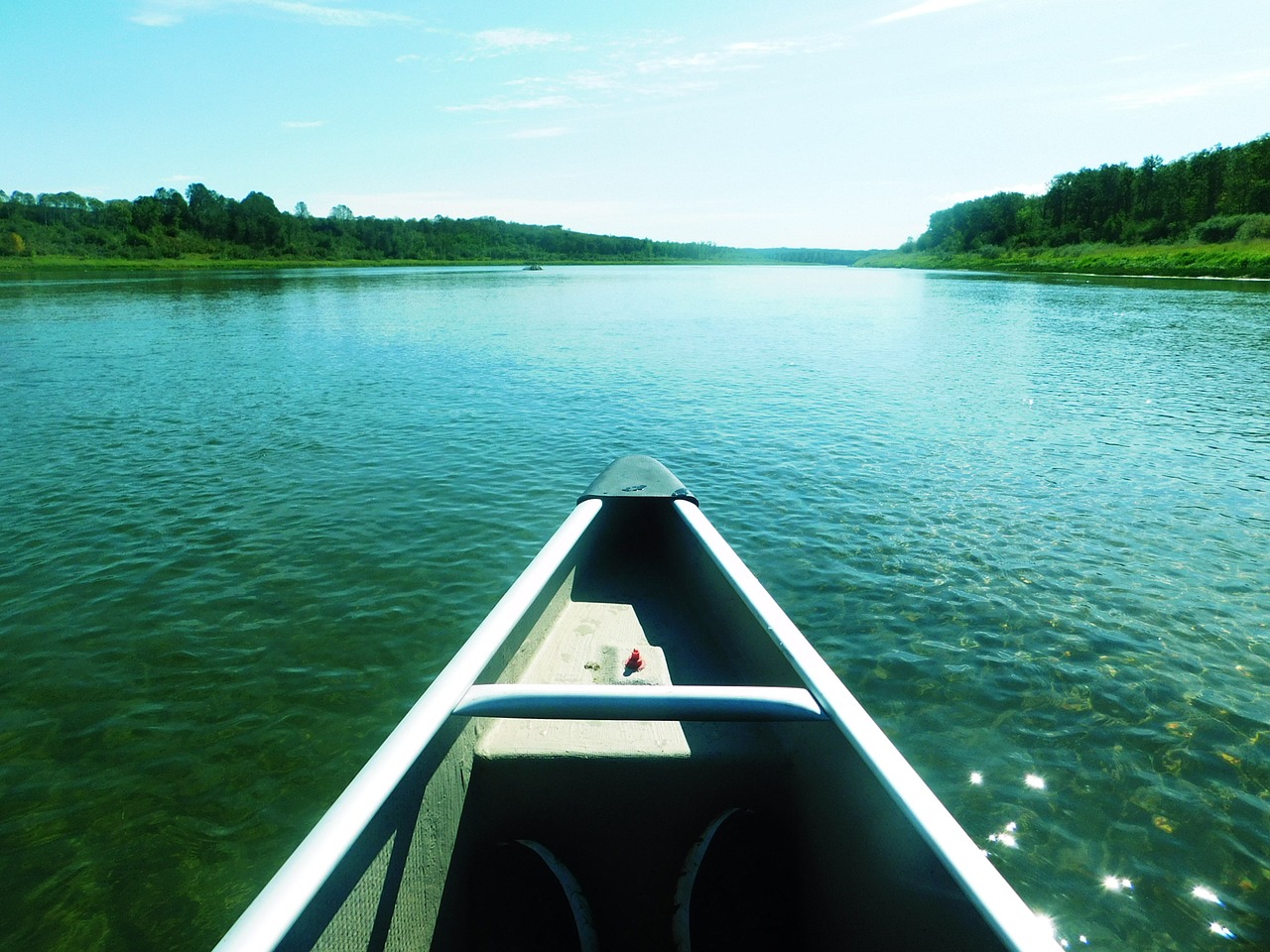 Image - canoe water landscape adventure