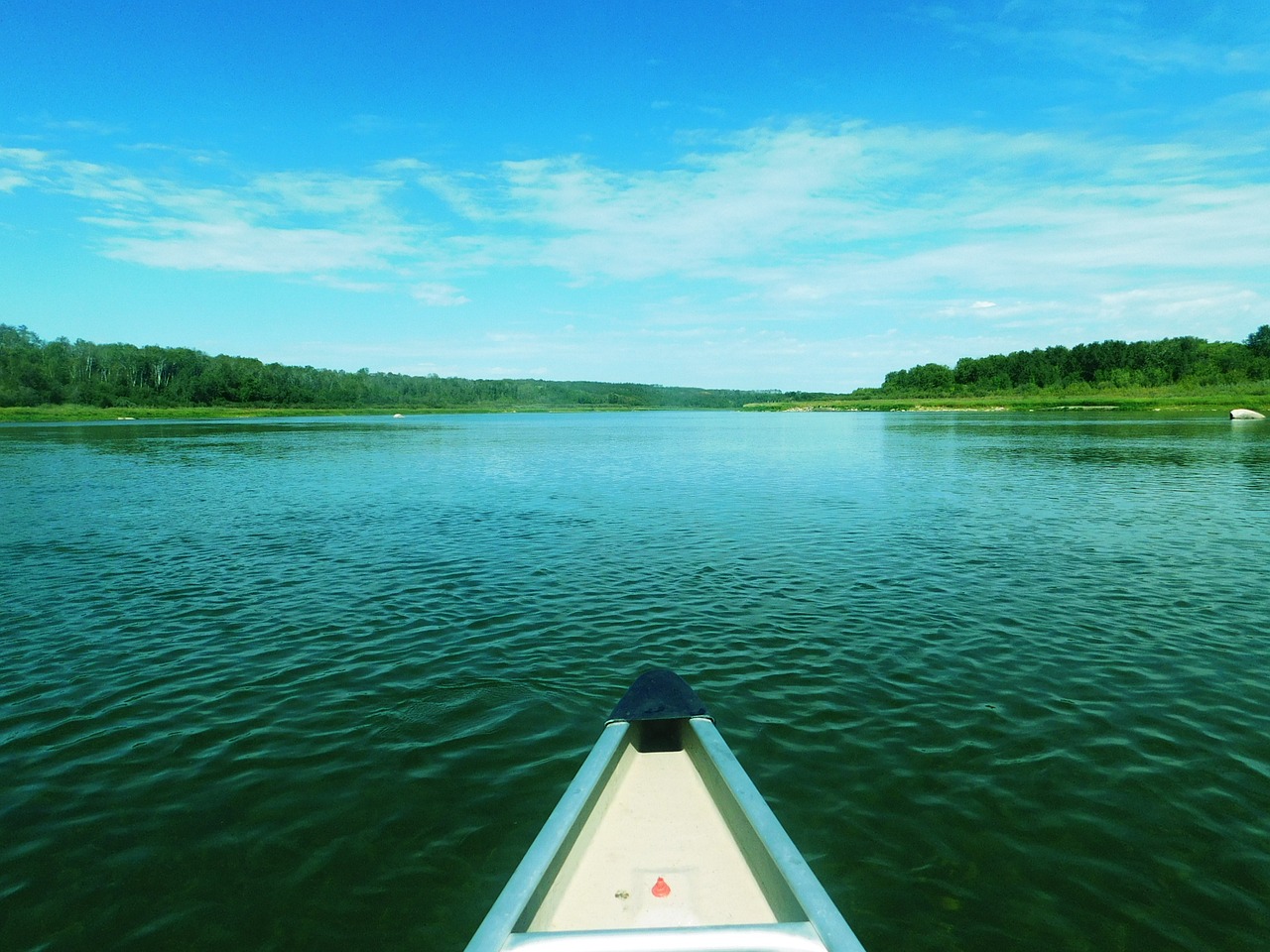 Image - canoe water landscape adventure