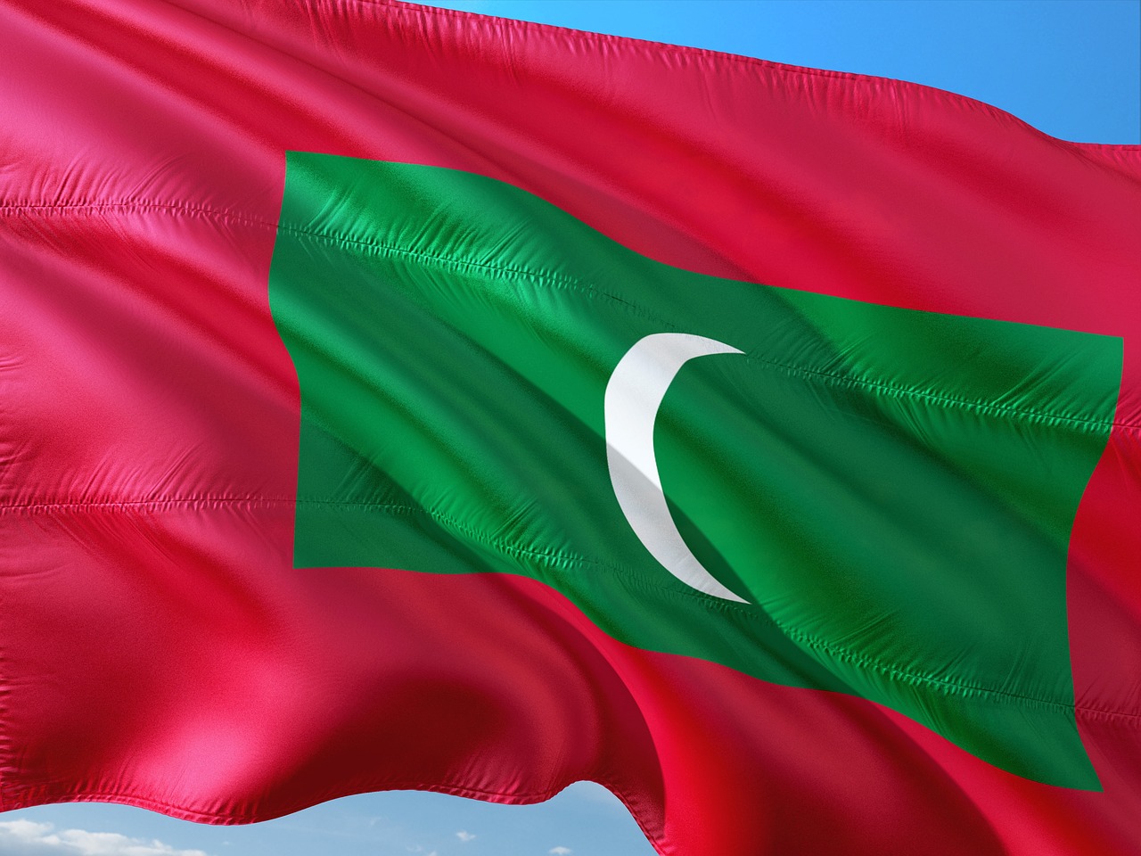 Image - international flag maldives