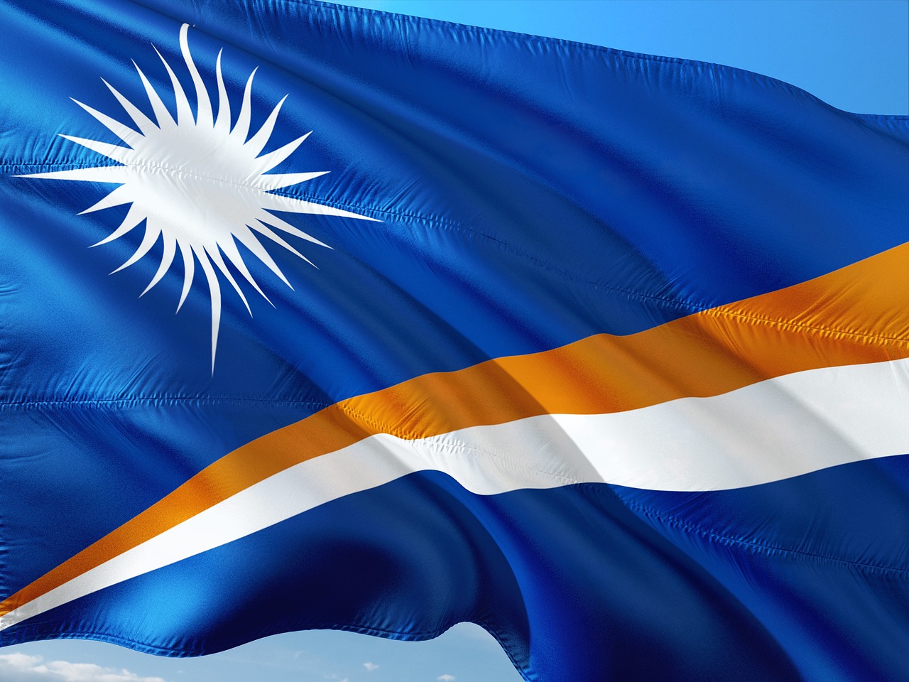 Image - international flag marshall islands