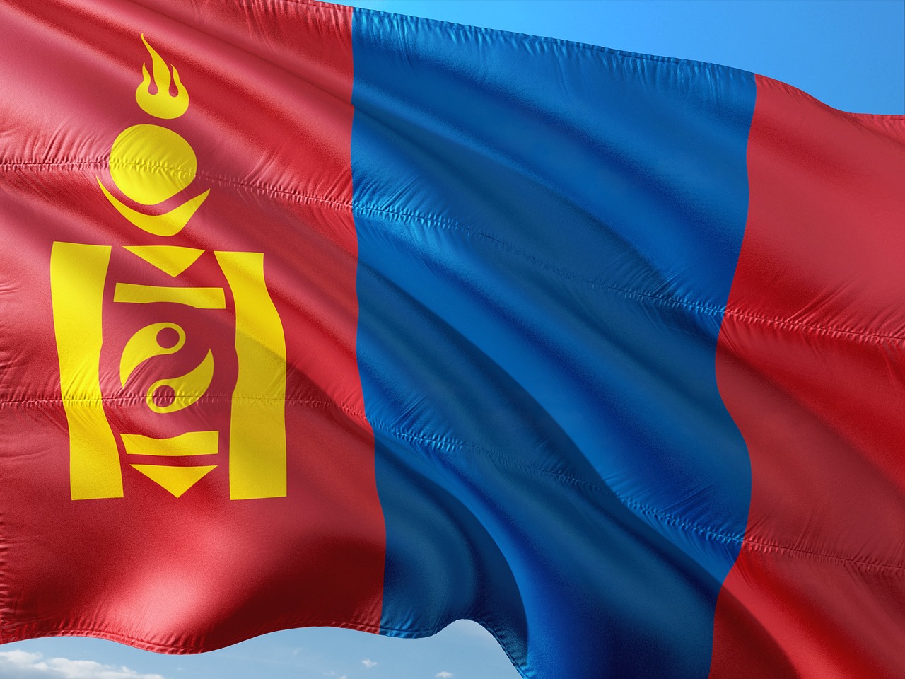 Image - international flag mongolia