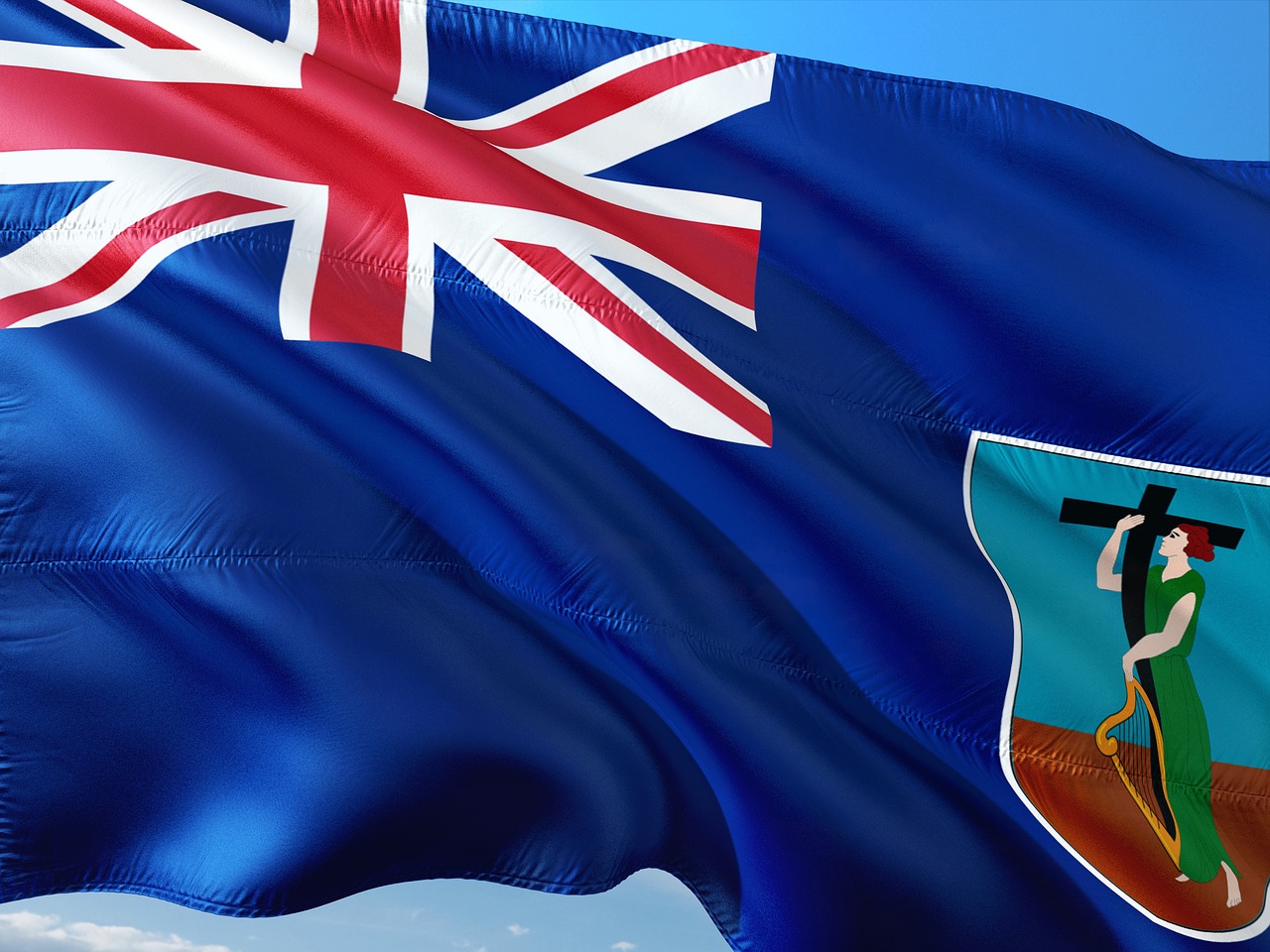 Image - international flag montserrat