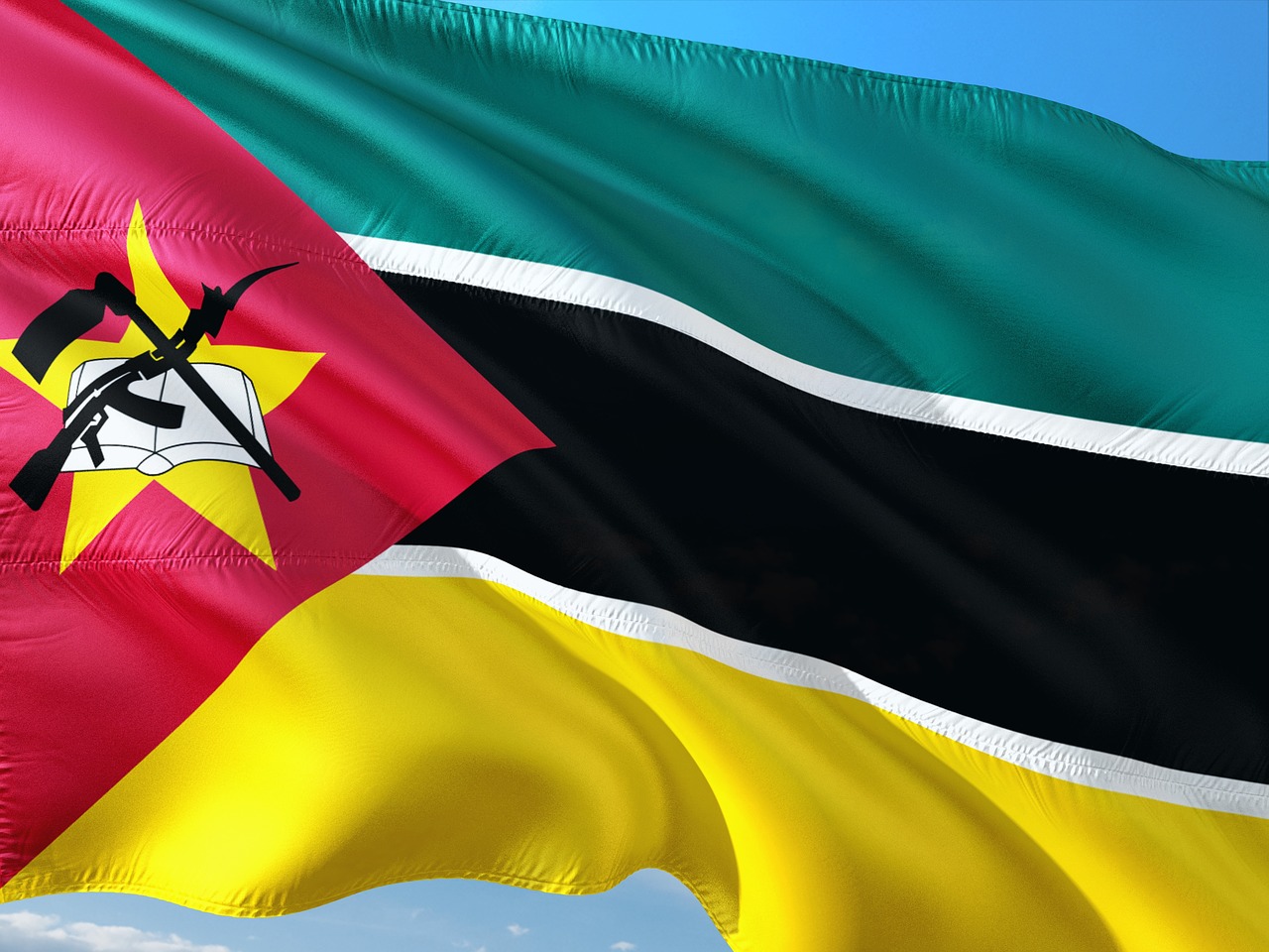 Image - international flag mozambique state