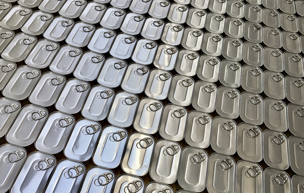 Image - cans metal canning box rifle food