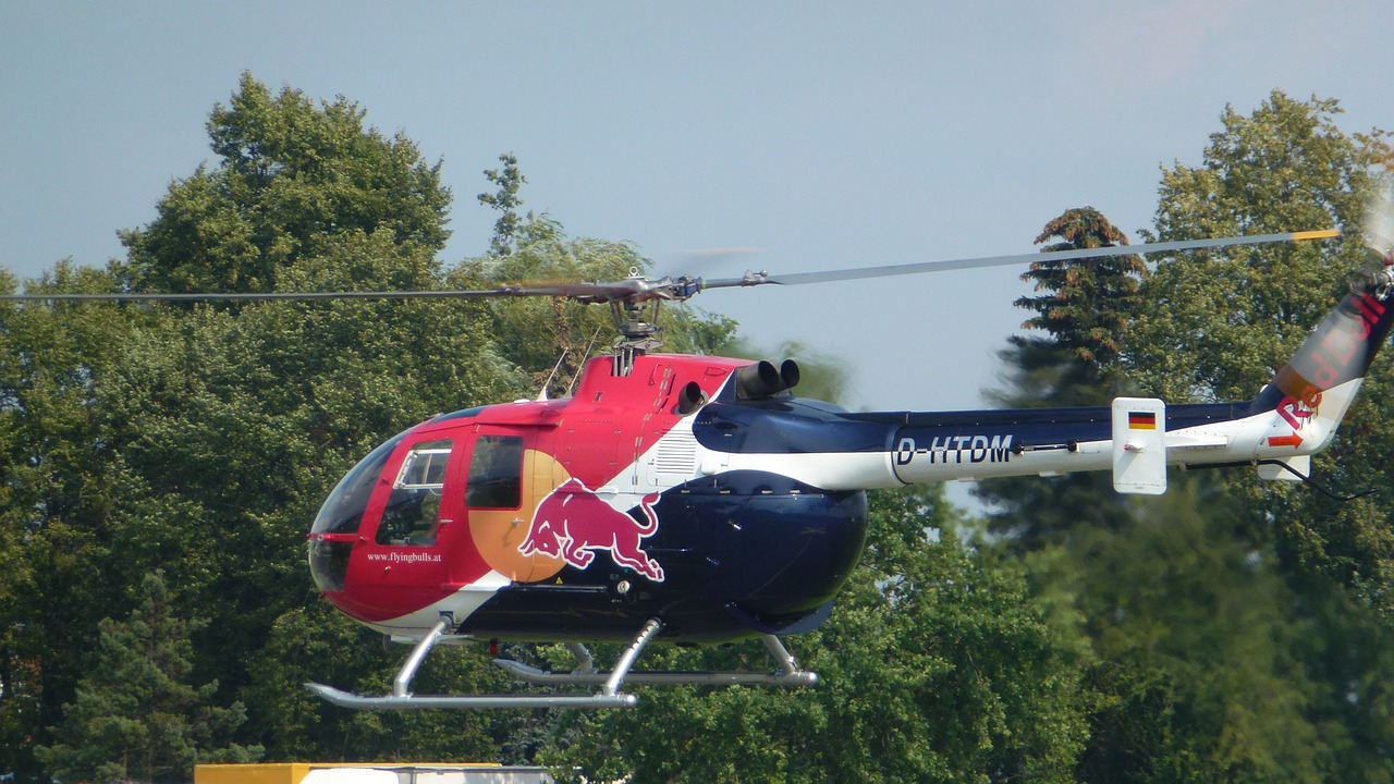 Image - helicopter start propeller sky fly