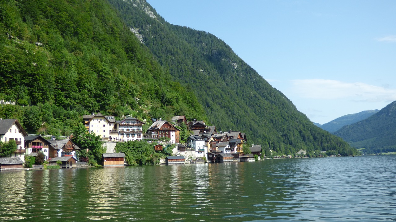 Image - hallstatt austria lake alps alpine