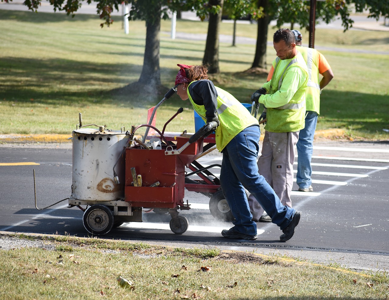 Image - paint crosswalk road street safety