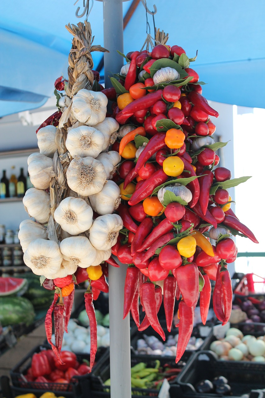 Image - onion paprika pepper vegetables