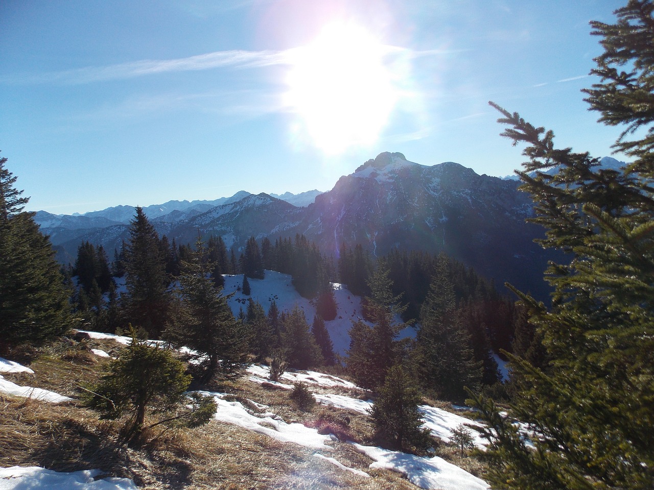 Image - allgäu mountains view snow