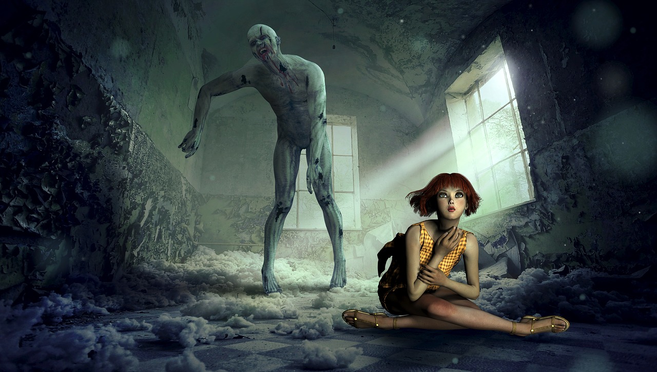 Image - fantasy space zombie girl