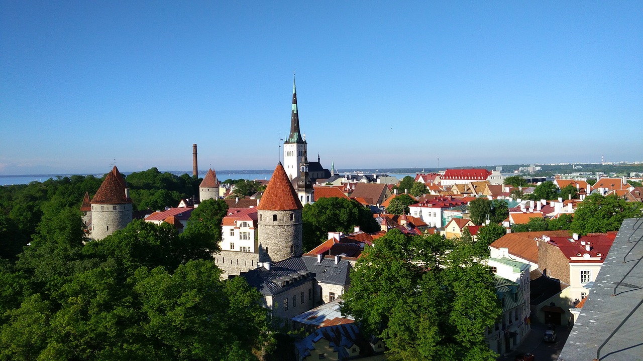 Image - tallinn estonia old town church