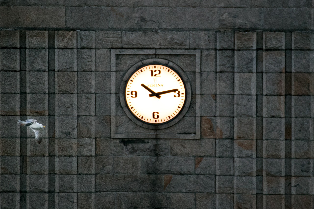 Image - clock tower hour urban building
