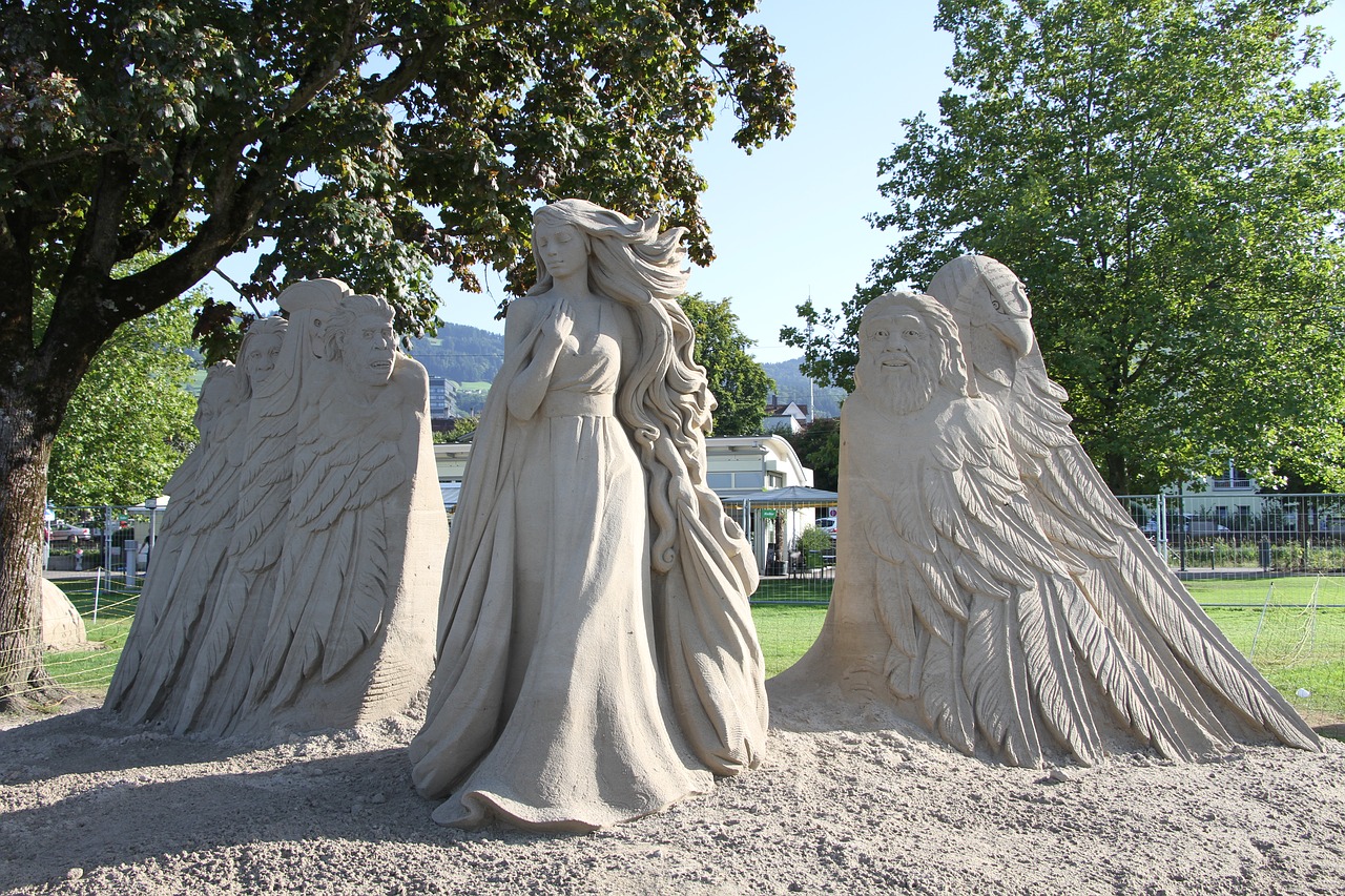 Image - sand sculptures festival statue