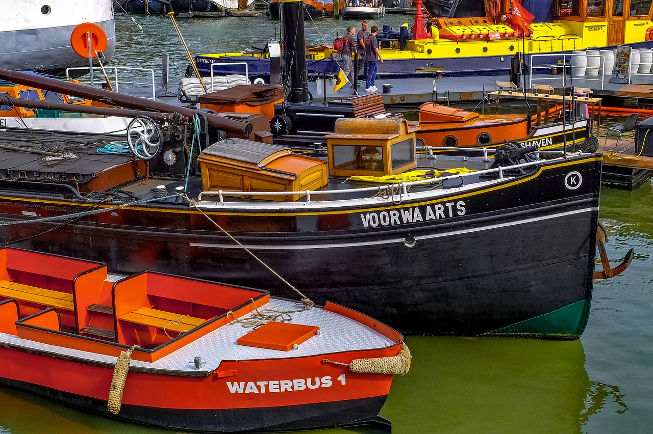 Image - boat barge ship waterbus port