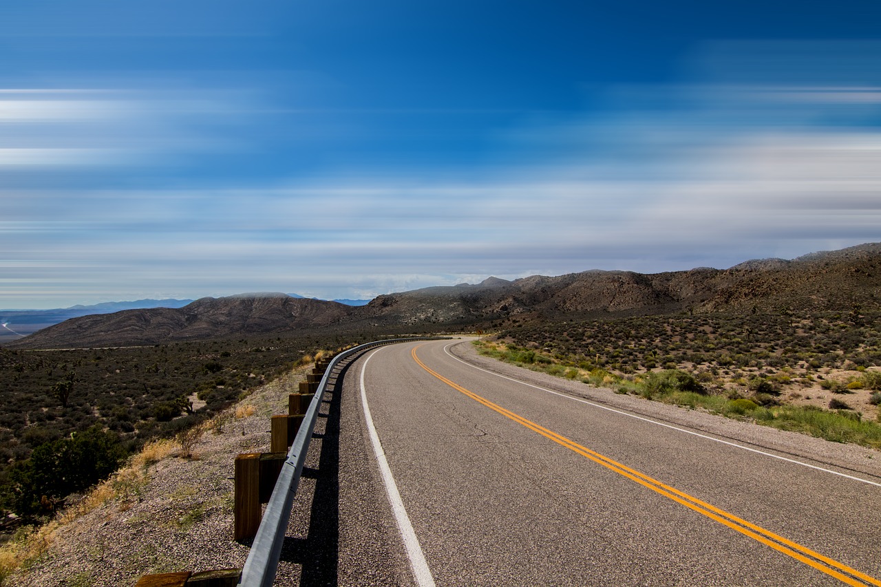 Image - highway usa america clouds road