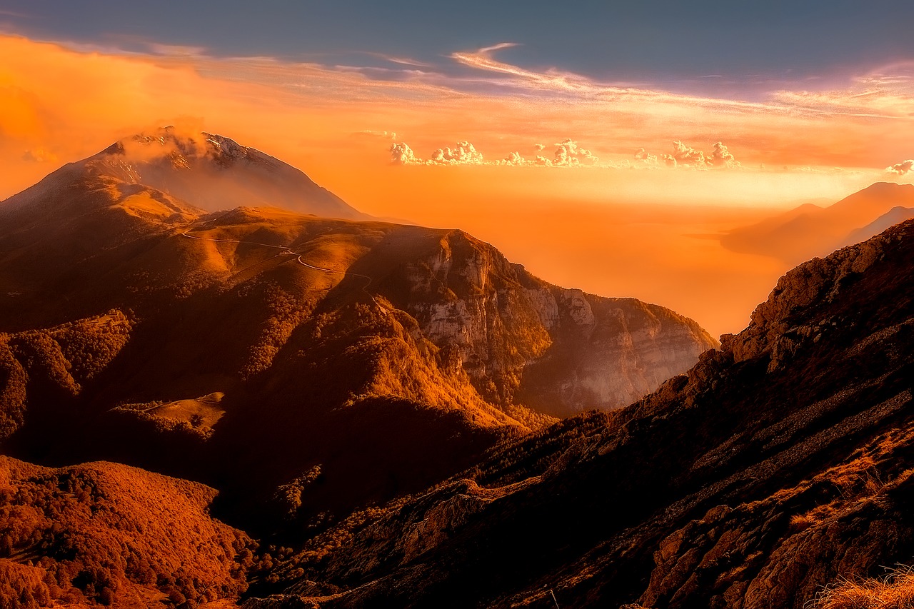 Image - italy mountains landscape sky