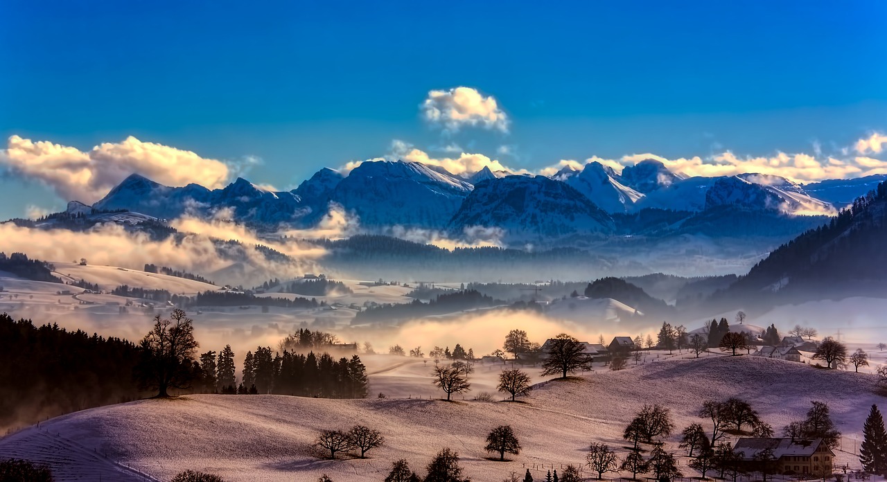 Image - switzerland panorama mountains