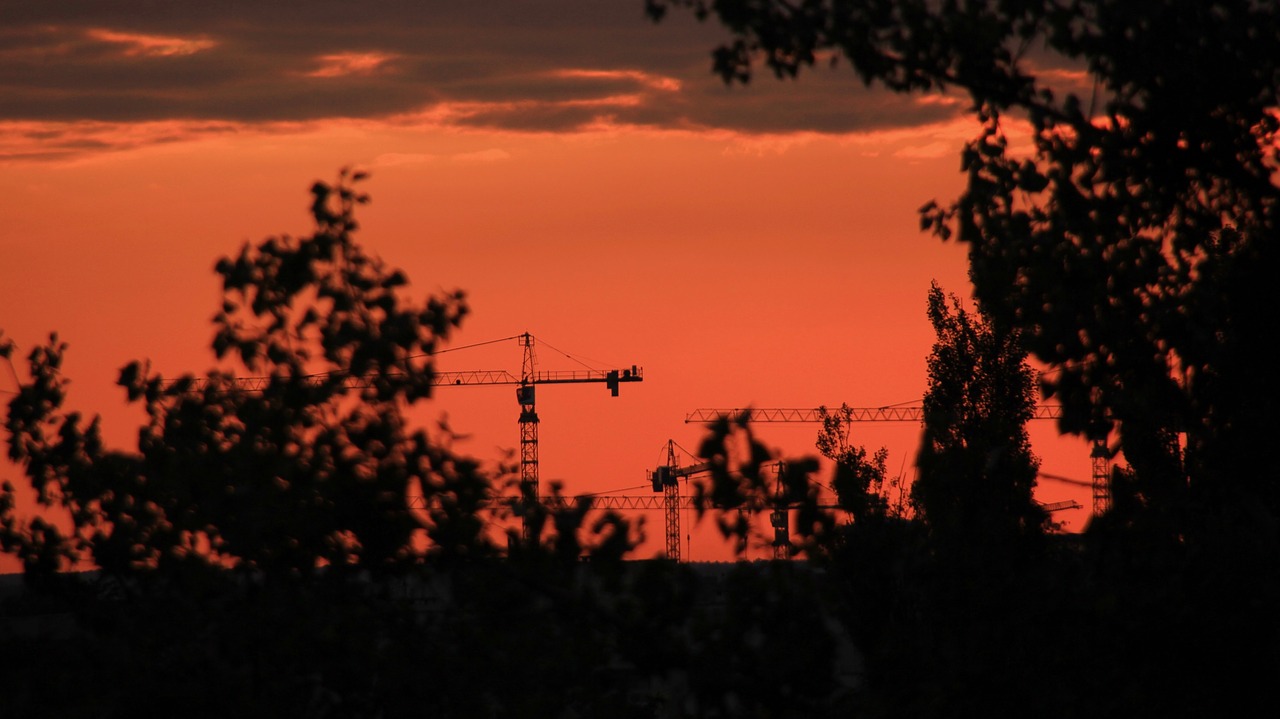 Image - red sky west sky evening red