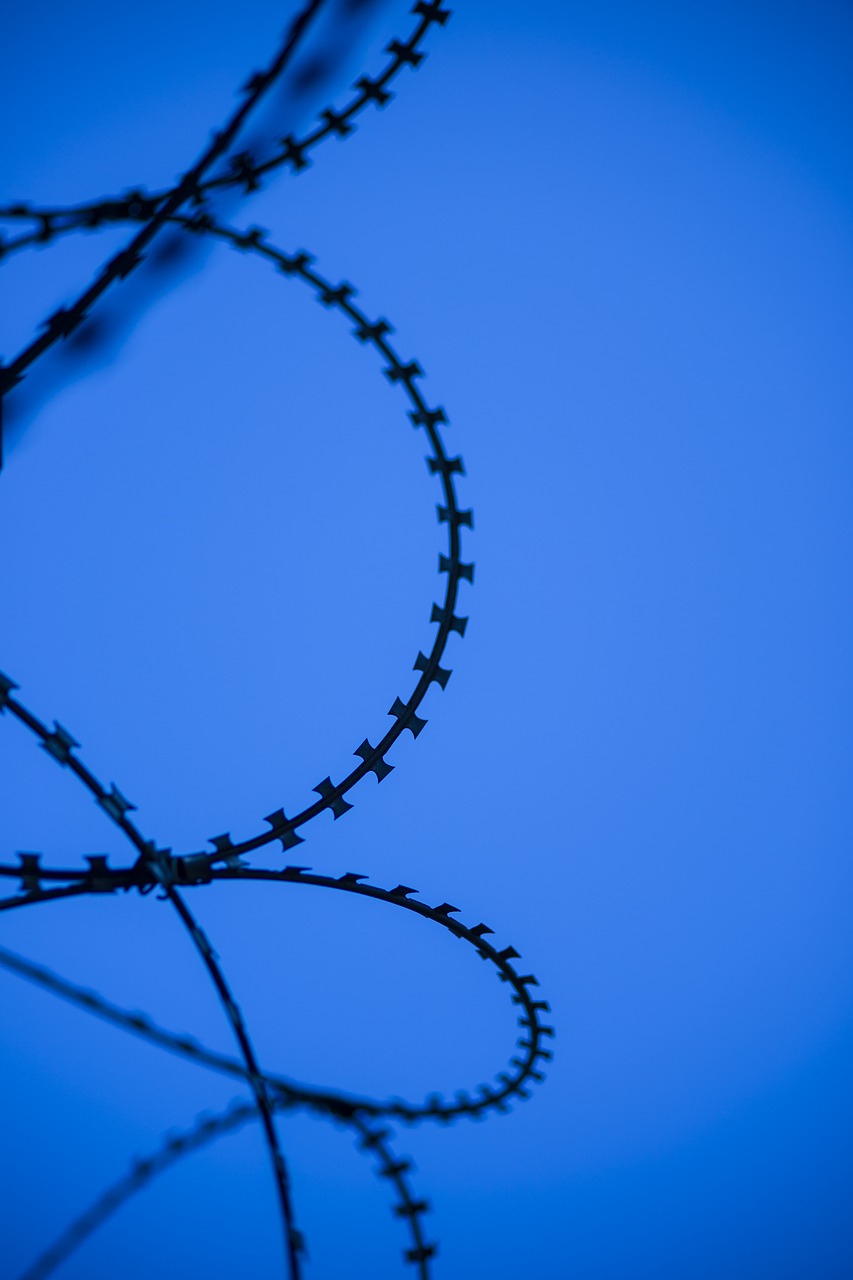 Image - wire blue abstract color image