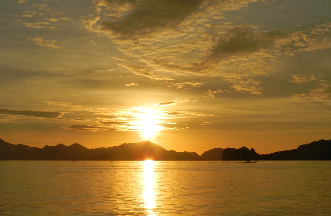 Image - sunset sunrise philippines island