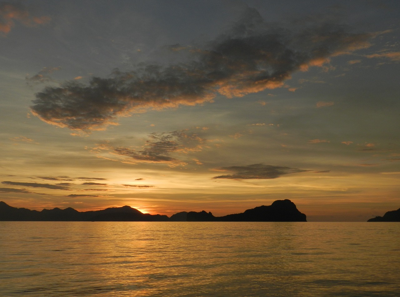 Image - sunset sunrise philippines island