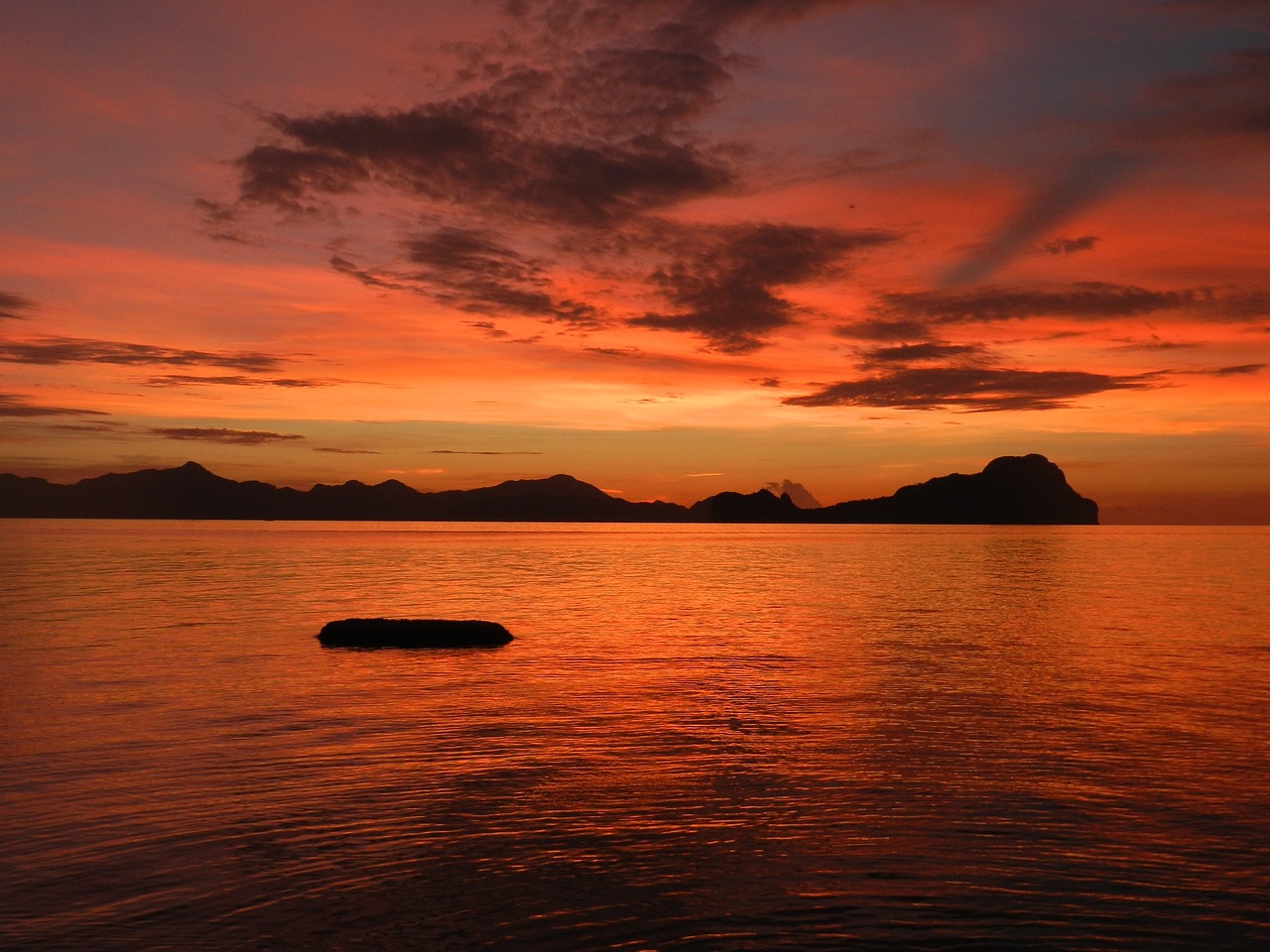 Image - sunset sunrise philippines island