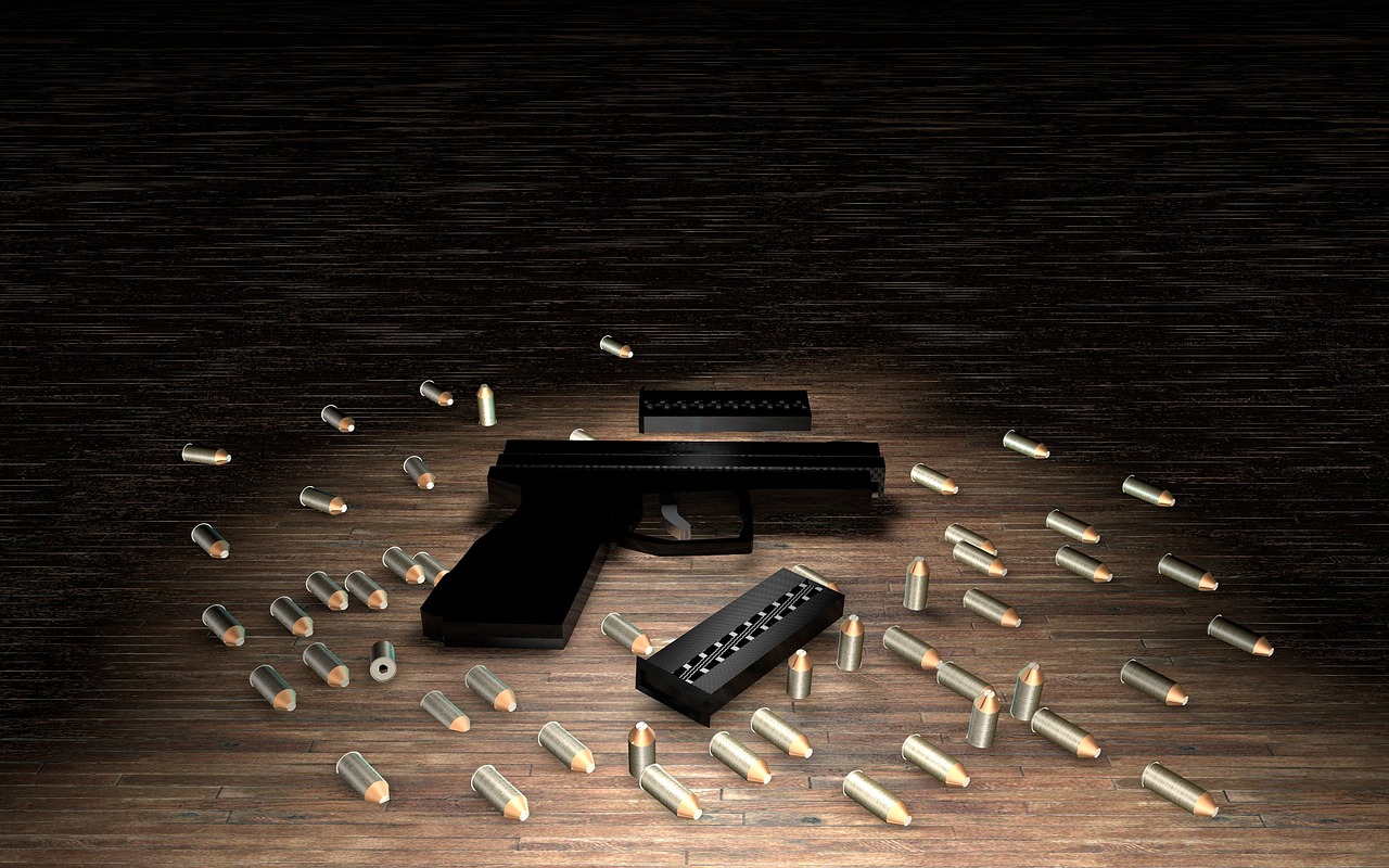 Image - weapon cartridges pistol ammunition