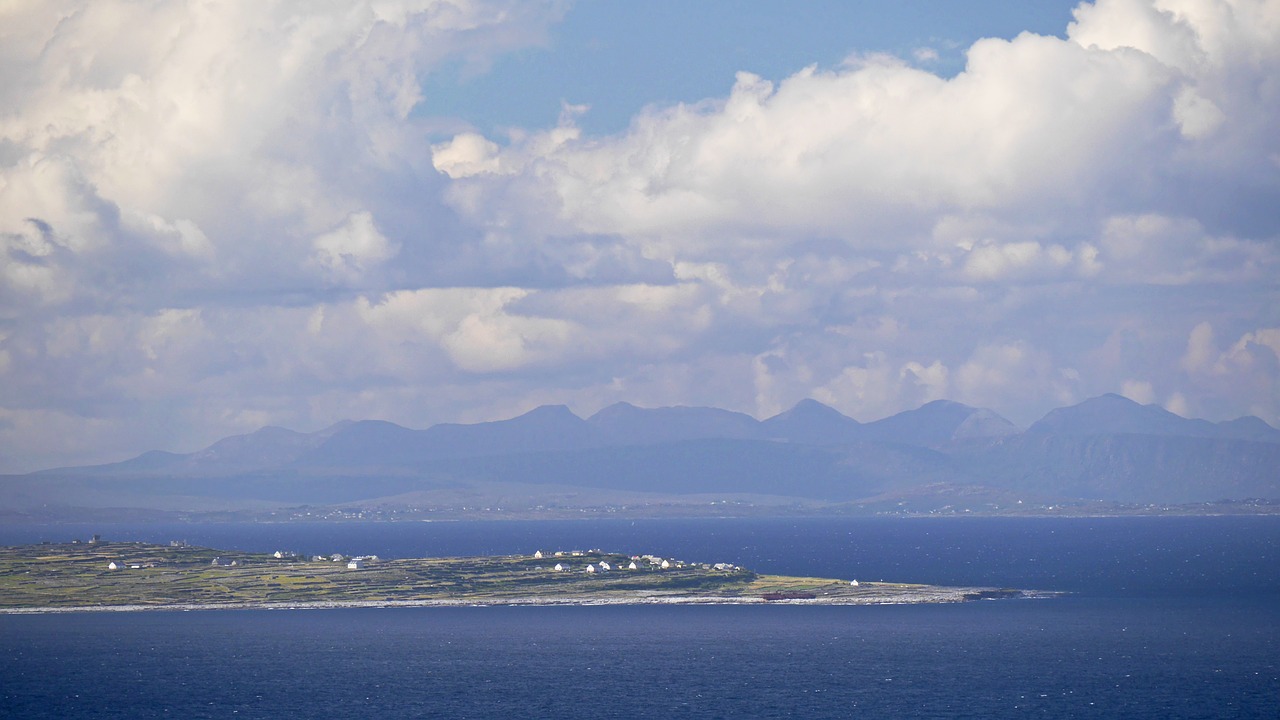 Image - ireland landscape lighting clouds