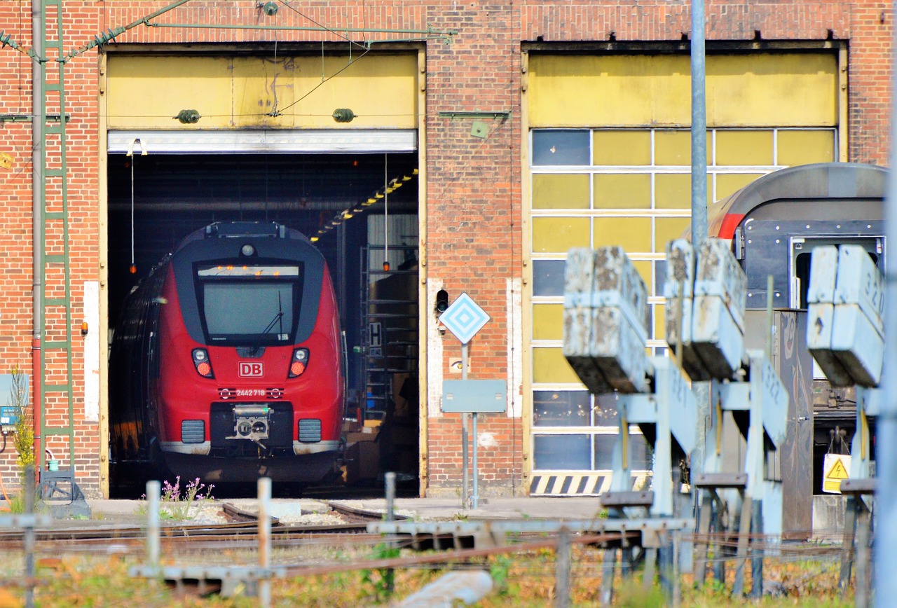 Image - repair work railway train