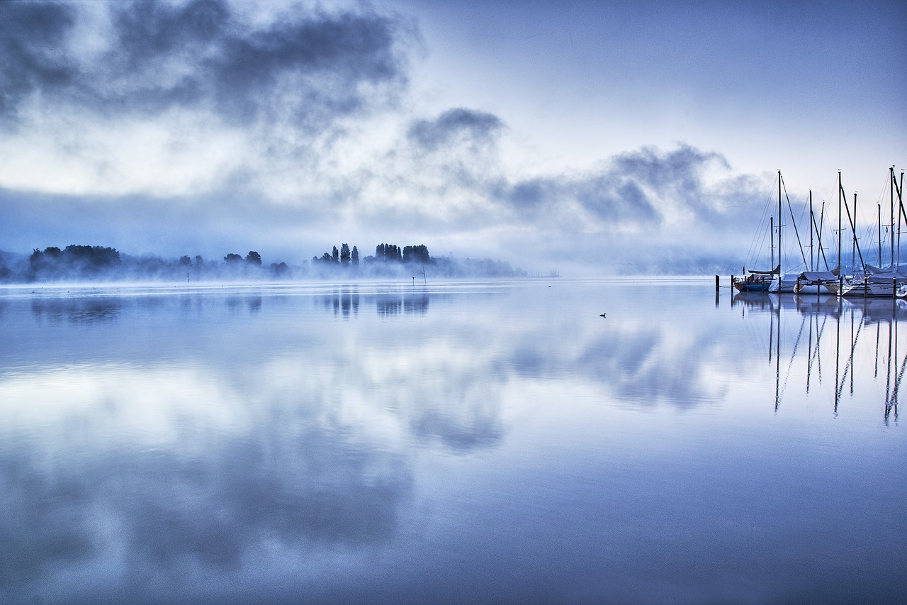 Image - blue lake lake constance nature