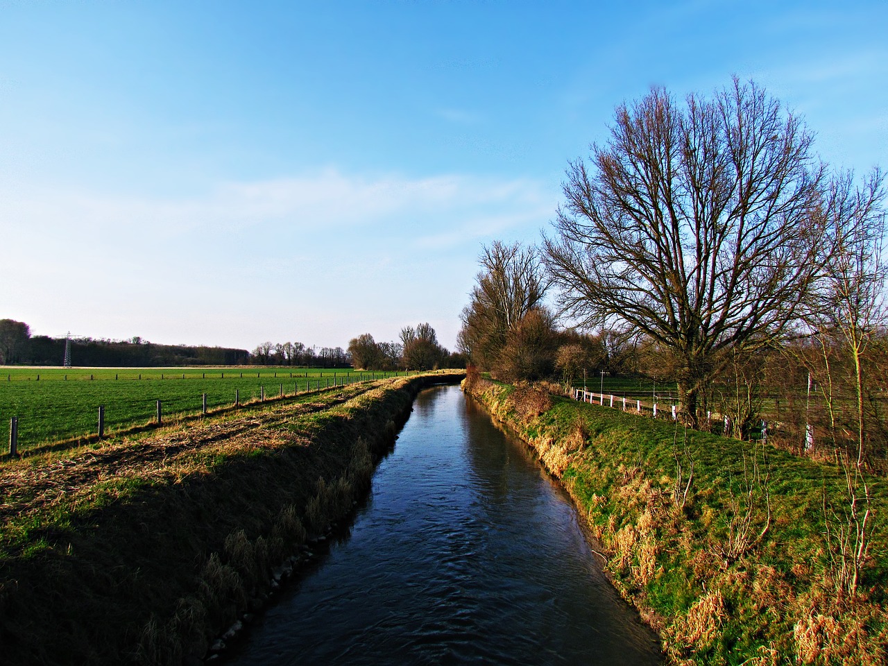 Image - water the brook field meadow brook