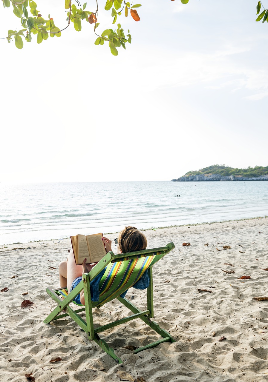 Image - beach book calm casual chill