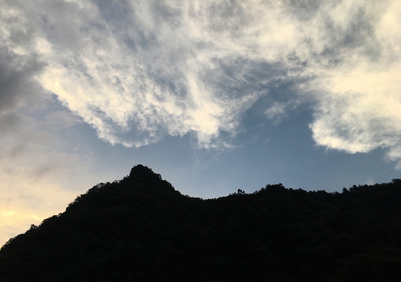 Image - mountain cloud sundown