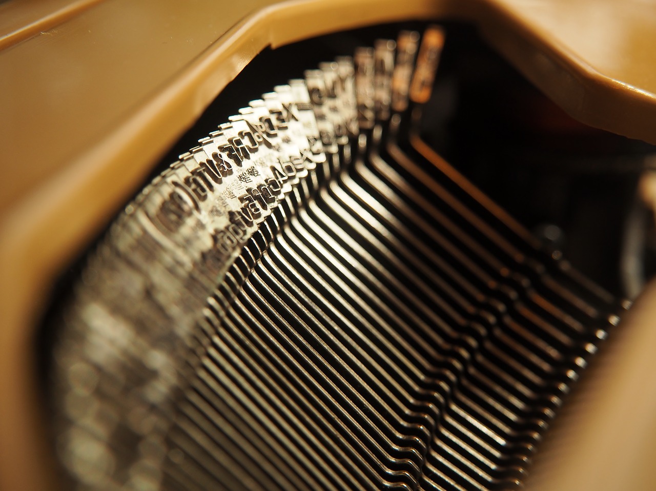 Image - typewriter letters retro