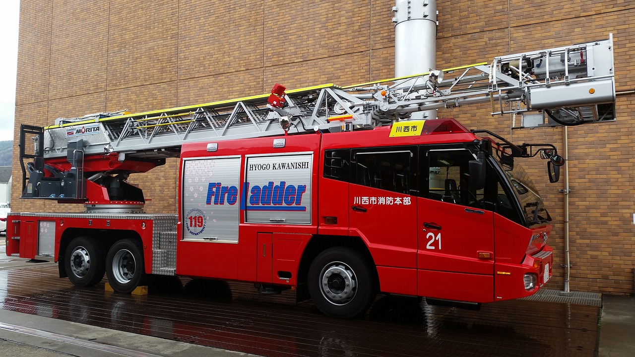 Image - fire truck automotive red