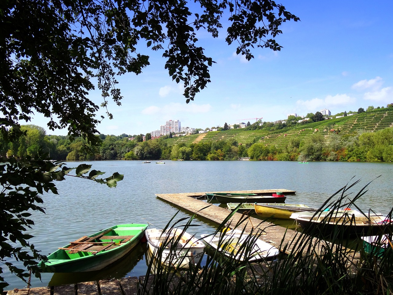 Image - max eyth lake stuttgart lake boats