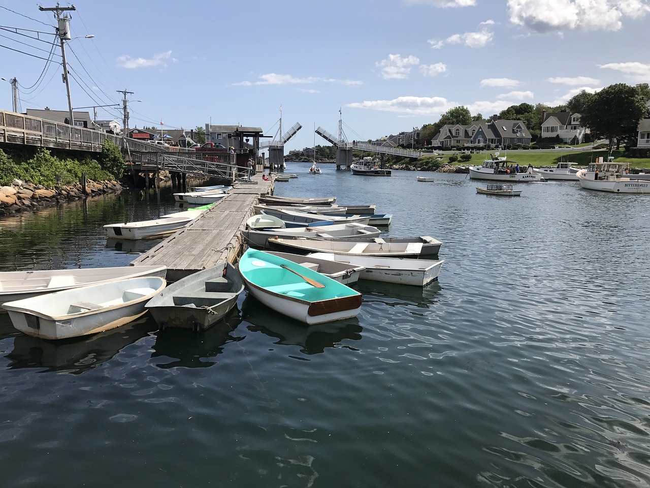 Image - ogunquit maine boats dock sea