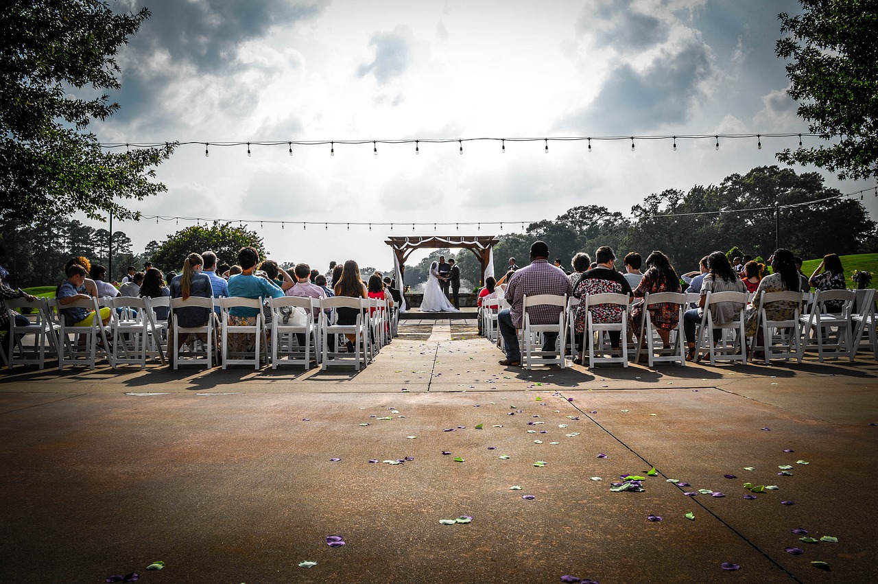 Image - wedding ceremony outdoors