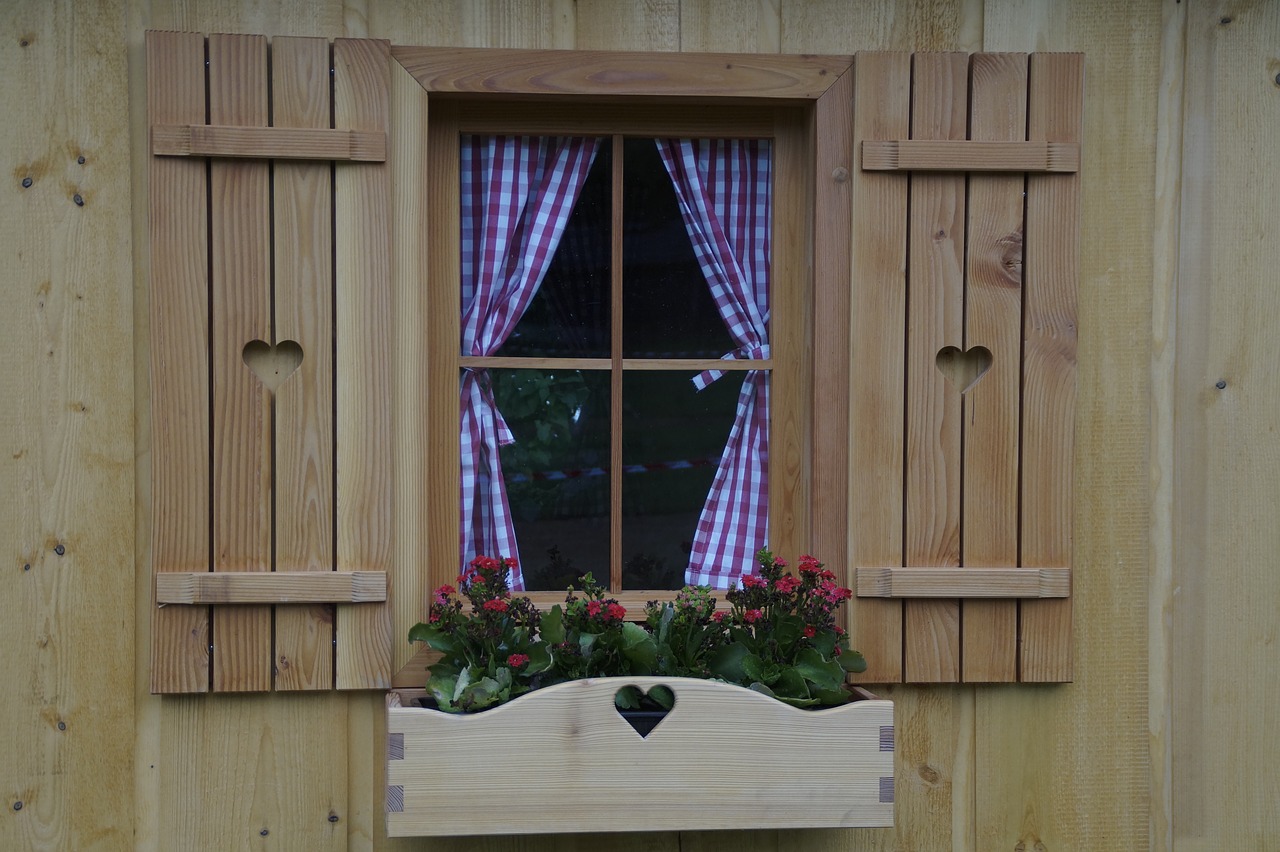 Image - window home wood timber façade