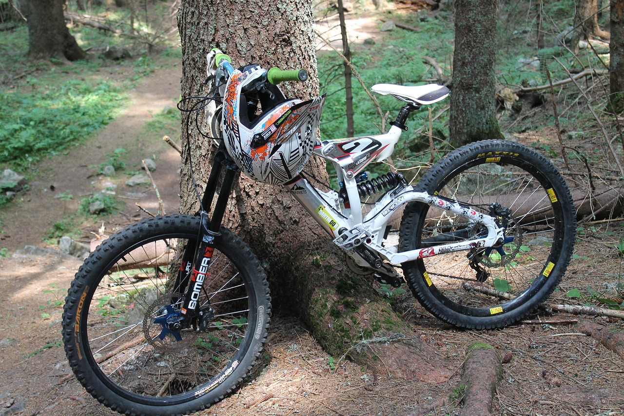 Image - wheel mountain helmet forest