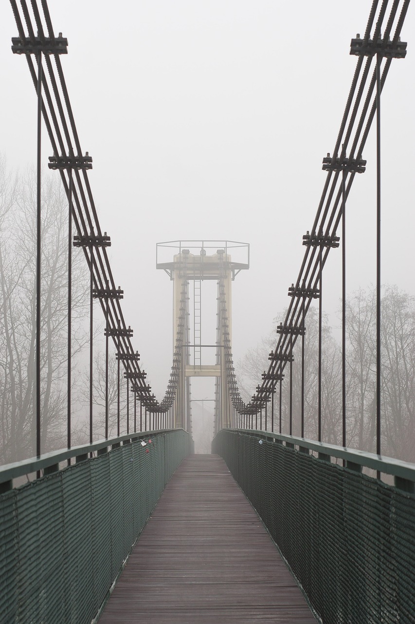 Image - bridge footbridge transition rope
