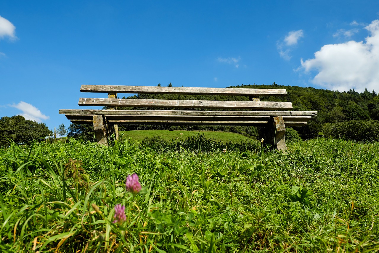 Image - bank bench wooden bench old bench