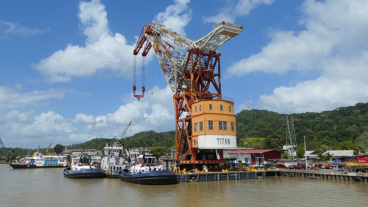 Image - panama panama canal caribbean sky