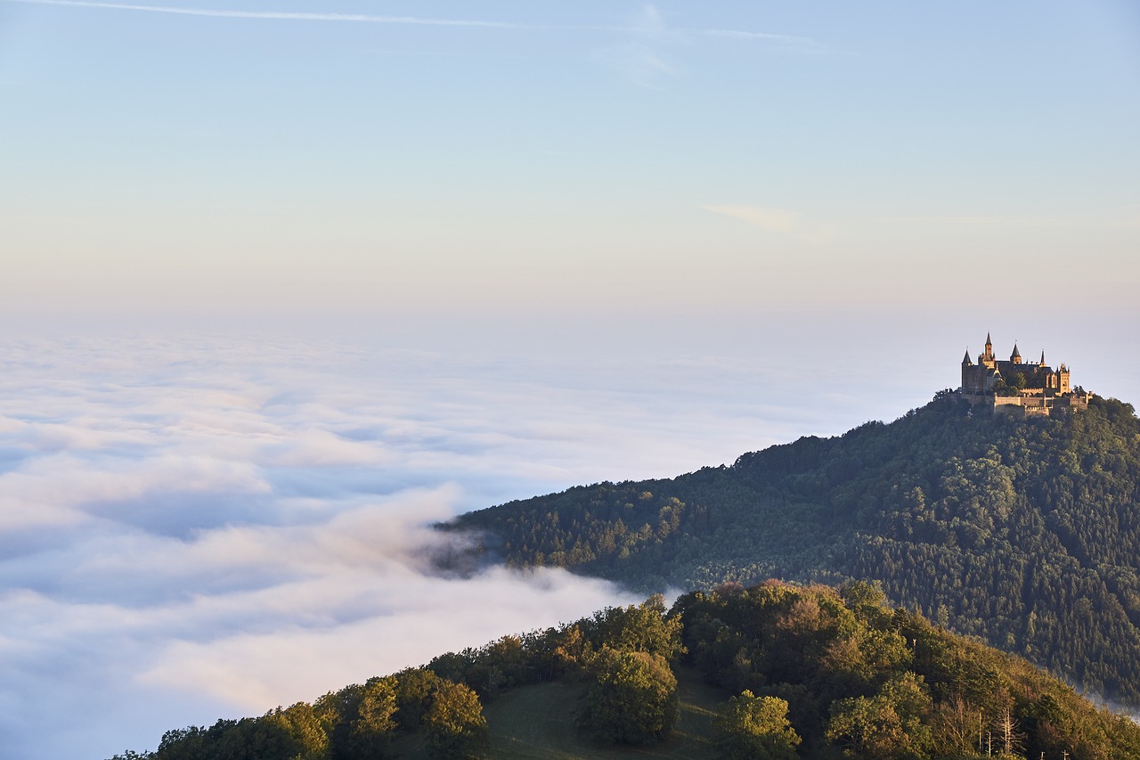 Image - hohenzollern fog clouds sky rest