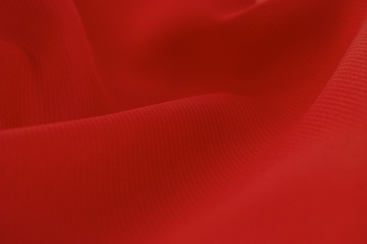 Image - red colors fabric abstract textile