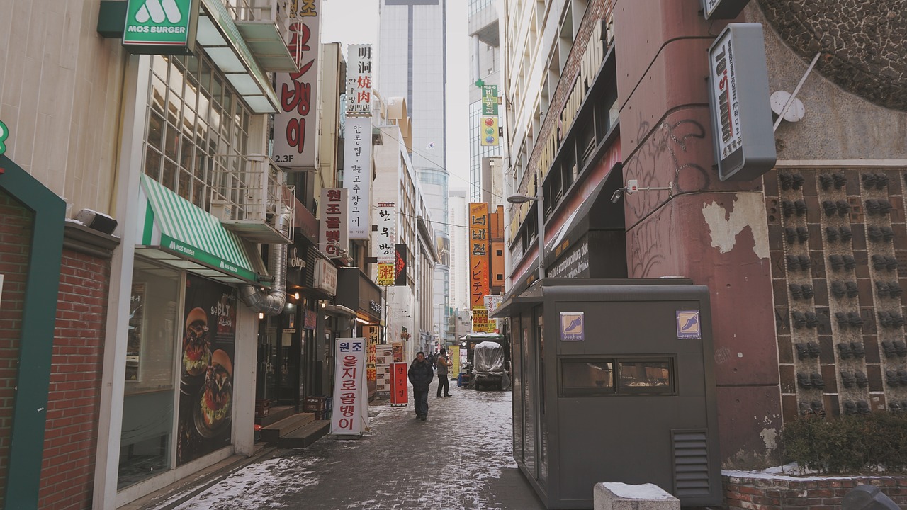 Image - seoul retro style street view