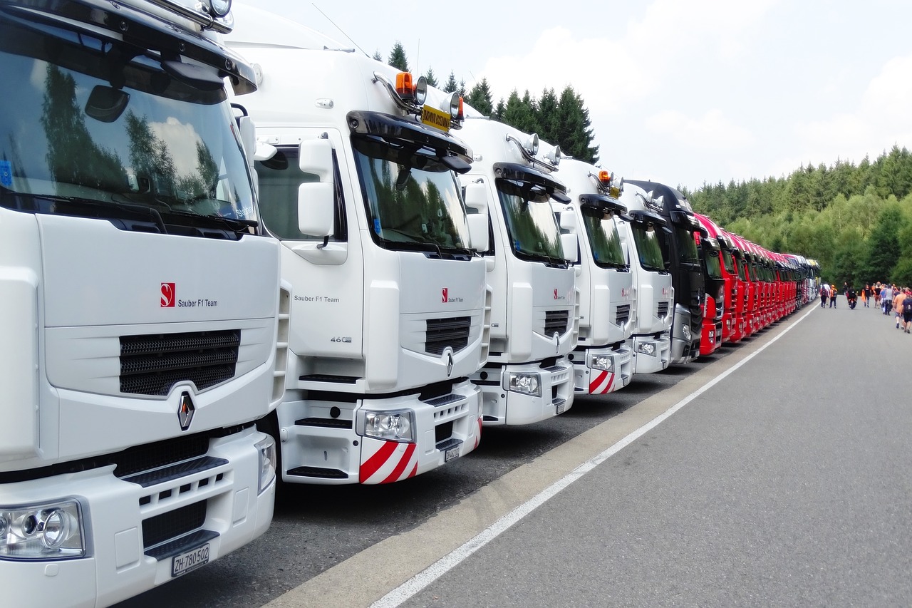 Image - truck formula 1 mercedes white