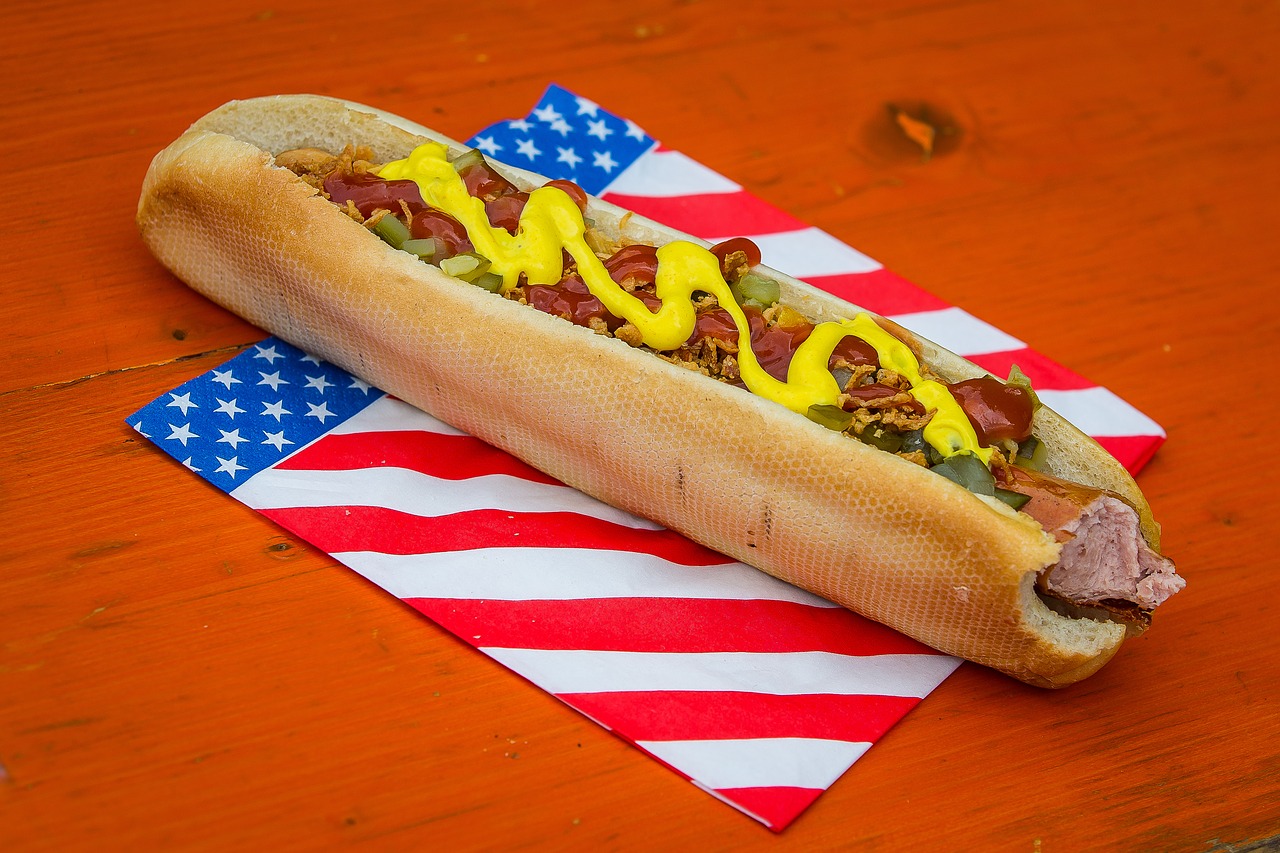 Image - hot dog sausage fast food snack
