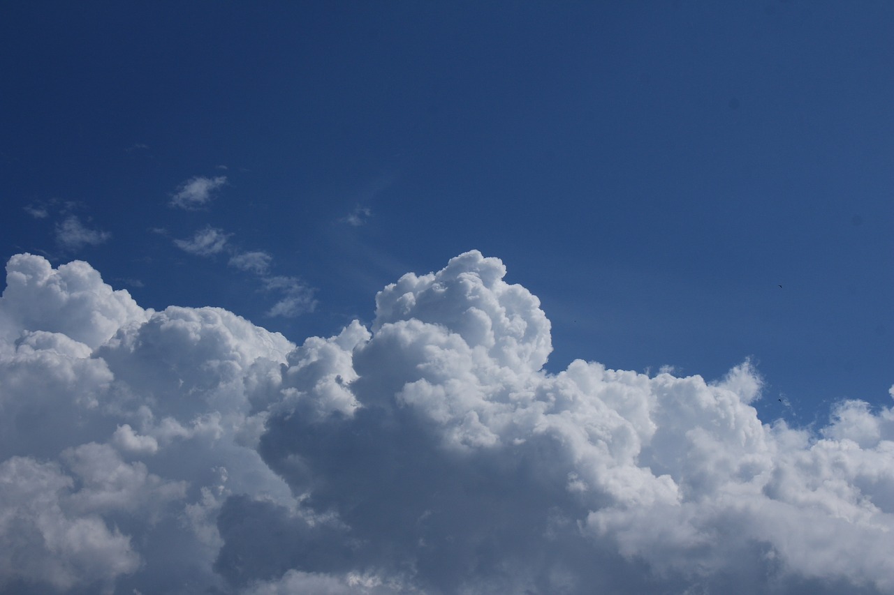 Image - clouds sky blue clouds form sunny