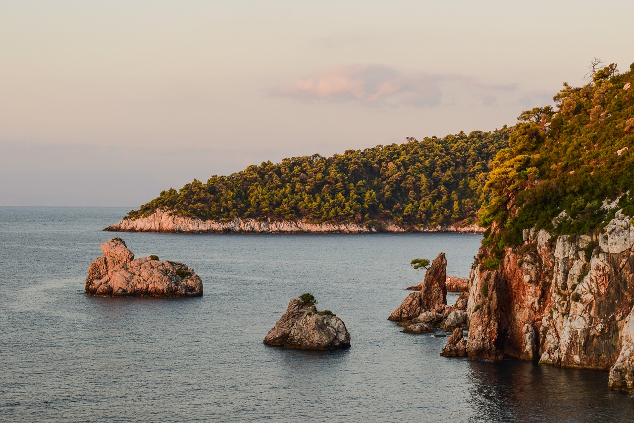 Image - greece skopelos stafylos landscape